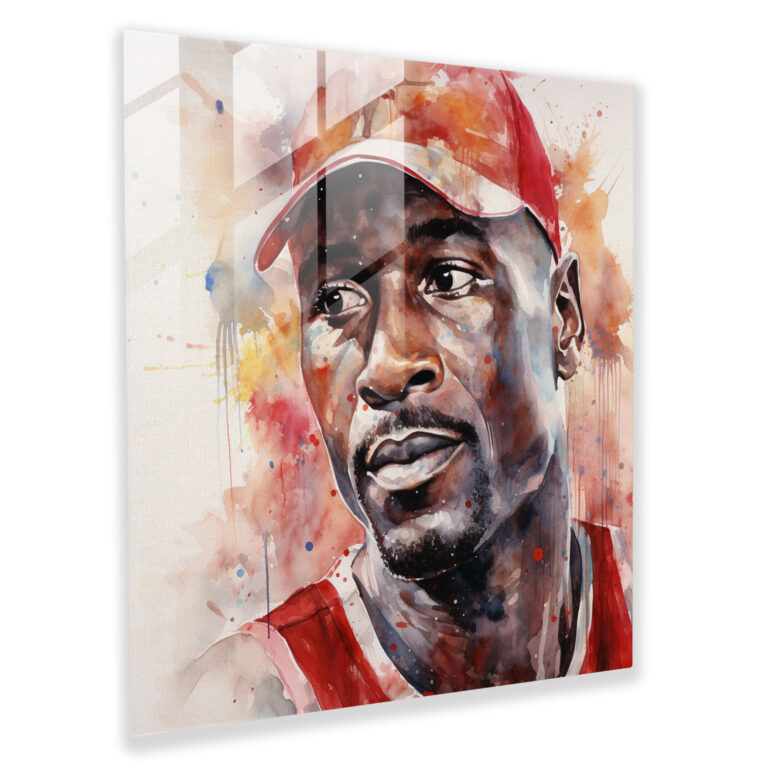 Michael Jordan Glass Print - Micheal Jordan, Michael Jordan, Glass Art, Sports