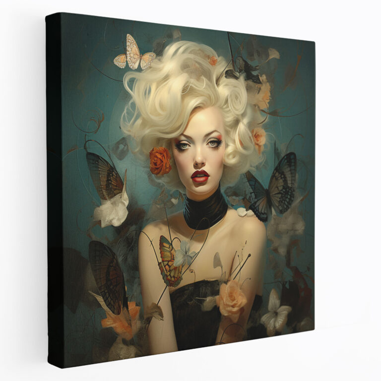 Surrealist Marilyn Monroe Canvas Print - Marilyn Monroe, Marilyn Monroe, Wall Decoration, Symbolism