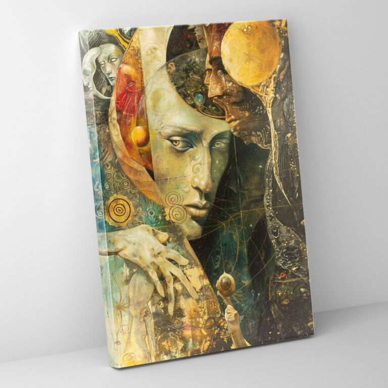 Enigmatic Figures Wall Decoration - Mannerism, Canvas Wall Art, Home Decoration, Canvas Print