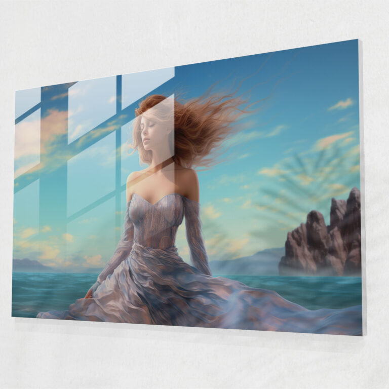 Mythology Glass Print - Aphrodite - Mythology, Mythology Glass Print, Glass Wall Art, Glass Art