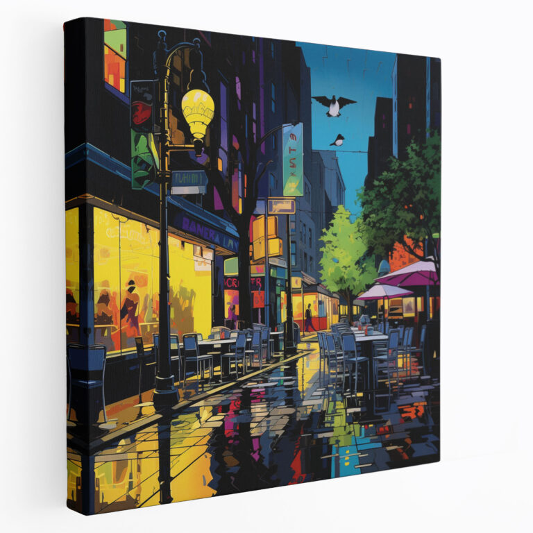 Nighthawks Wall Decoration - Nighthawks, Home Decoration, Canvas, Nighthawks