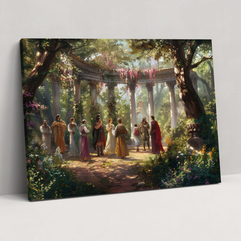 Neoclassicism Canvas Print - Neoclassicism, Wall Art, Canvas, Wall Decoration