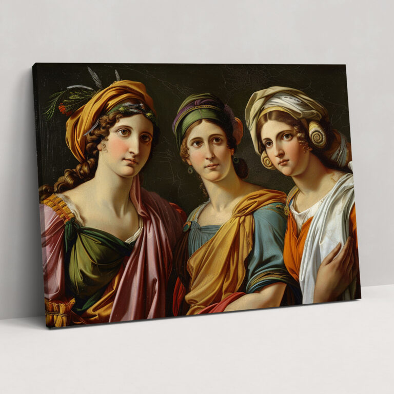 Neoclassicism Historical Figures Wall Decoration - Neoclassicism, Canvas Wall Art, Wall Decoration, Neoclassicism