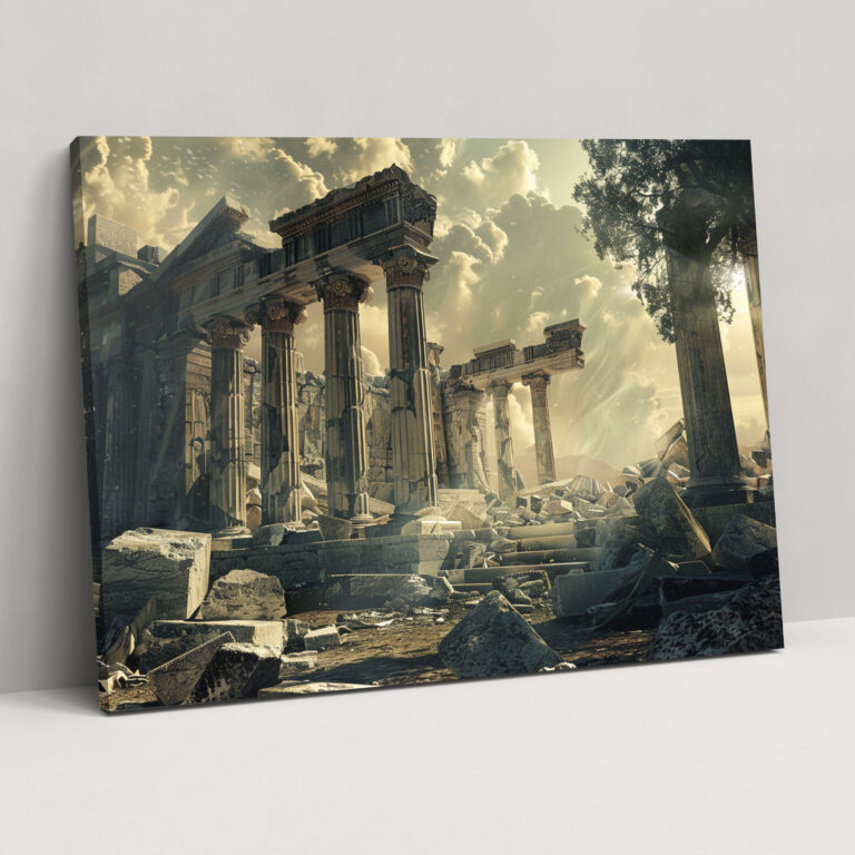 Neoclassicism Ancient Ruins Wall Art - Neoclassicism, Wall Art, Home Decoration, Neoclassicism