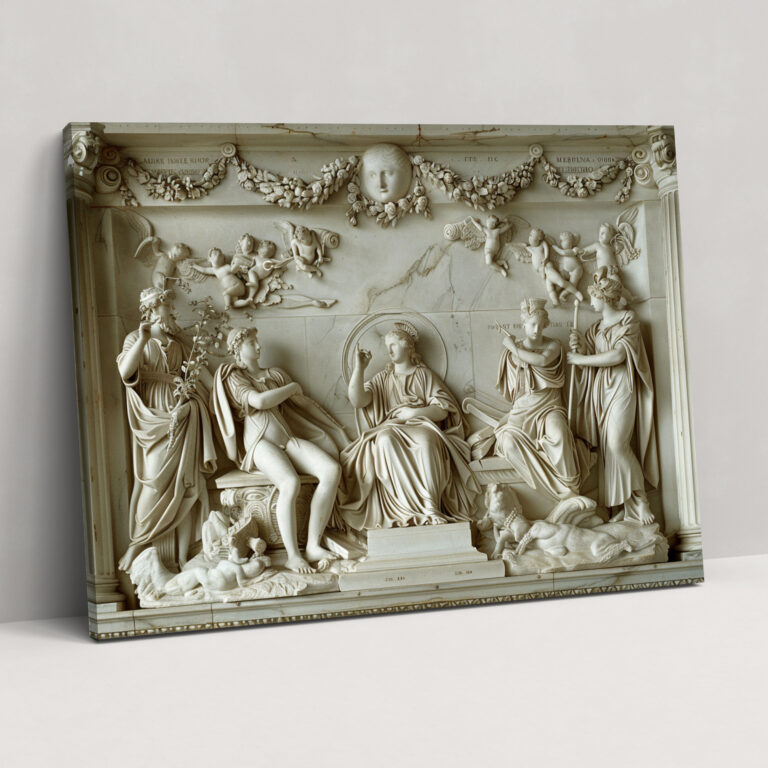 Neoclassicism Allegorical Figures Wall Art - Neoclassicism, Neoclassicism, Wall Art, Canvas