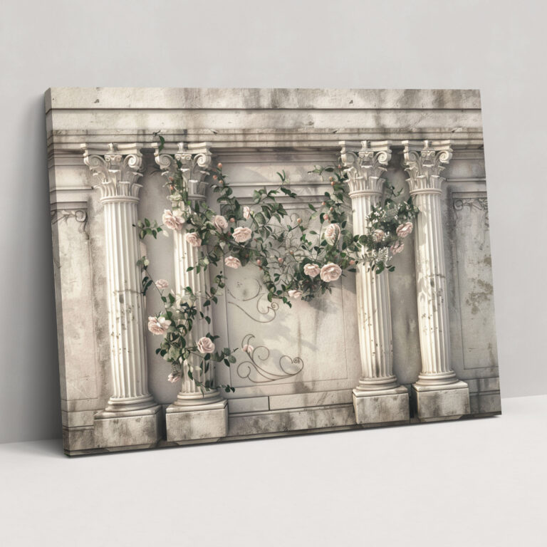 Neoclassicism Canvas Print - Vintage Pillars Wall Decoration - Neoclassicism, Wall Art, Neoclassicism, Wall Decoration