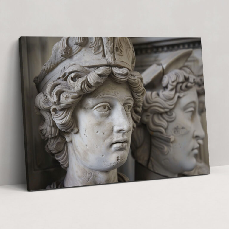 Neoclassicism Canvas Print - Ancient Sculptures Wall Decoration - Neoclassicism, Wall Art, Home Decoration, Canvas Print