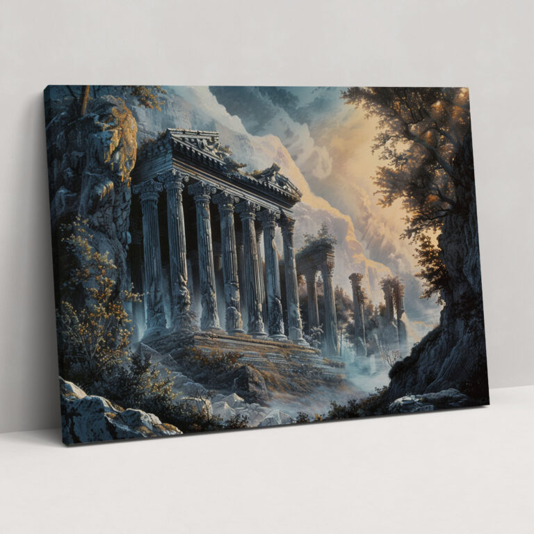 Neoclassicism Canvas Print - Classical Ruins Wall Art - Neoclassicism, Wall Decoration, Canvas, Home Decoration