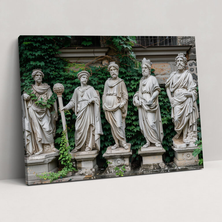 Neoclassicism Classical Sculptures Wall Decoration - Neoclassicism, Canvas Wall Art, Wall Decoration, Home Decoration
