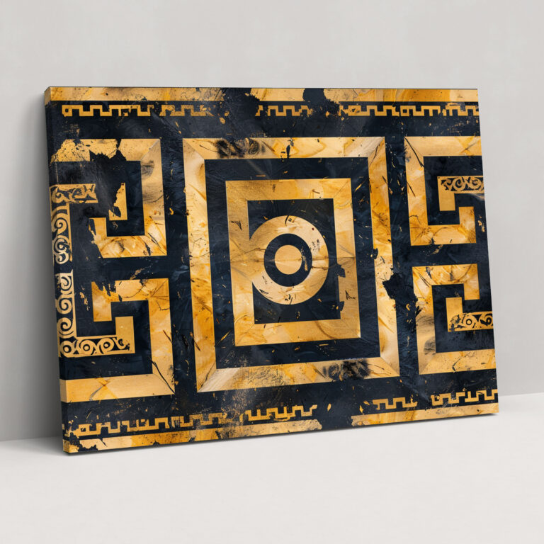 Neoclassicism Greek Motifs Canvas Print - Neoclassicism, Canvas, Canvas Wall Art, Neoclassicism