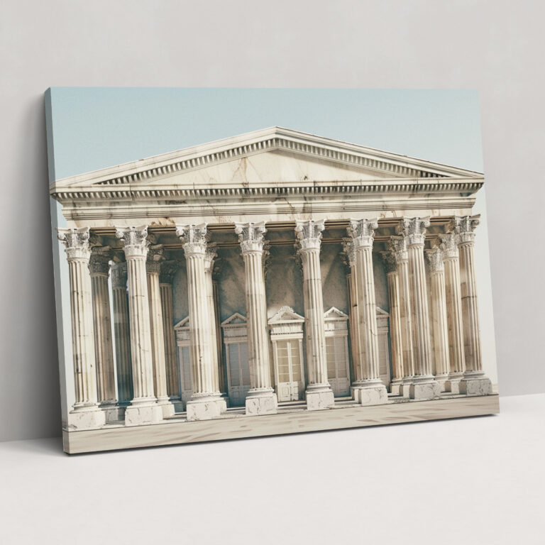 Neoclassicism Classical Architecture Wall Art - Neoclassicism, Home Decoration, Wall Decoration, Canvas Wall Art