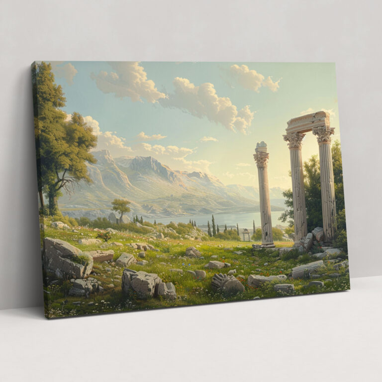 Serene Neoclassicism Canvas Print - Neoclassicism, Canvas, Neoclassicism, Canvas Print