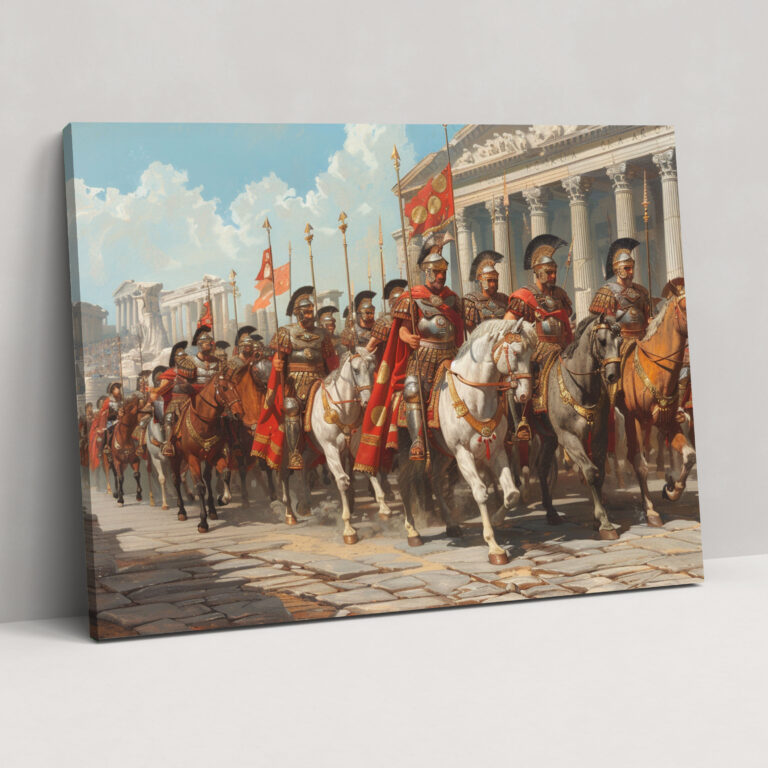 Regal Neoclassicism Canvas Print - Neoclassicism, Home Decoration, Canvas Print, Wall Art