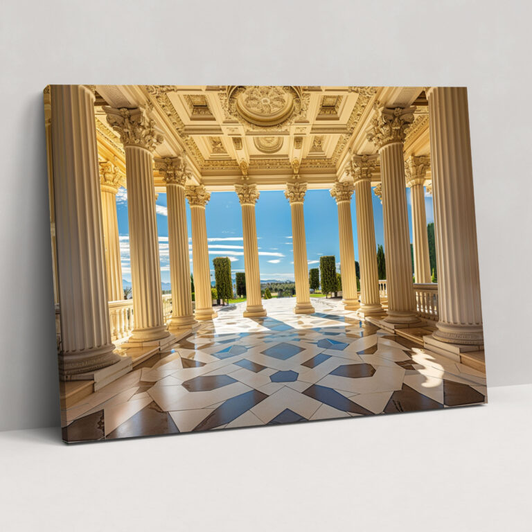 Neoclassicism Architecture Wall Art - Neoclassicism, Wall Decoration, Home Decoration, Canvas
