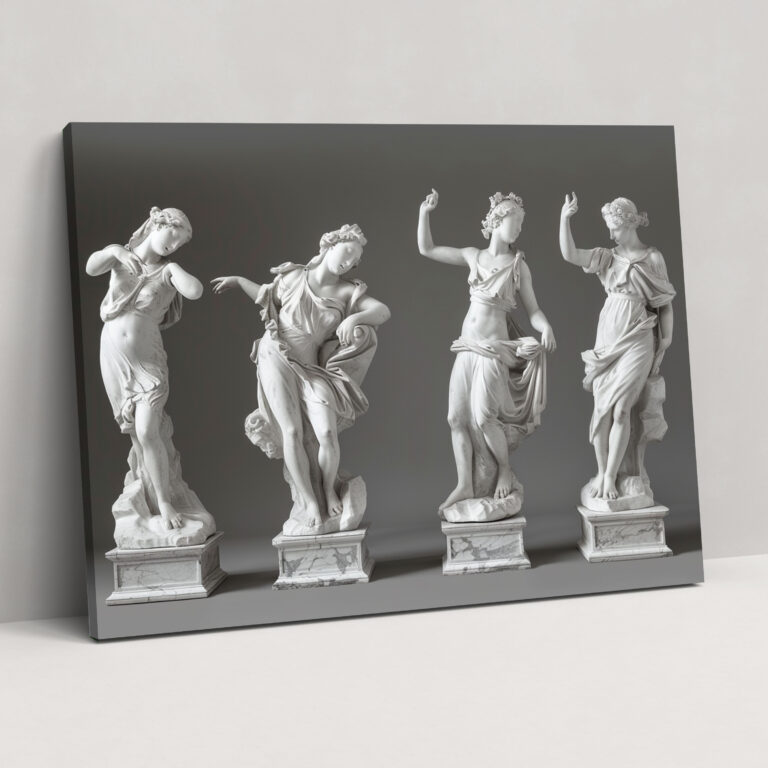 Neoclassicism Statues Wall Art - Neoclassicism, Home Decoration, Canvas, Neoclassicism