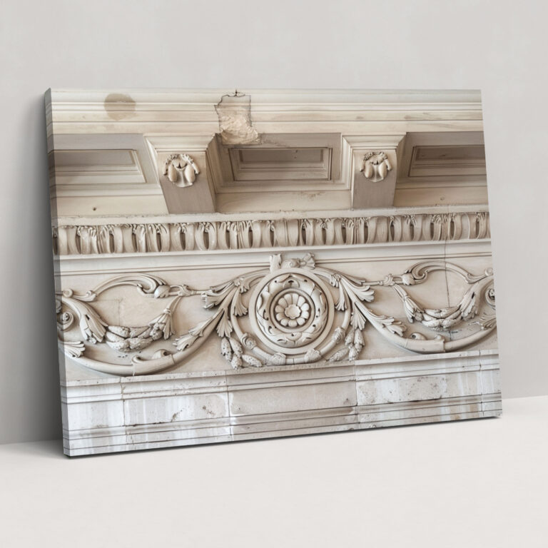 Neoclassicism Wall Decoration: Geometric Patterns Canvas Print - Neoclassicism, Home Decoration, Neoclassicism, Canvas