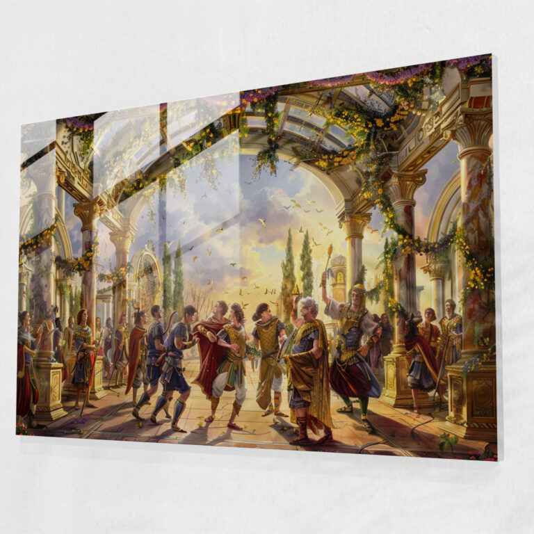 Neoclassicism Glass Wall Art - Neoclassicism, Wall Decoration, Modern Art, Neoclassicism