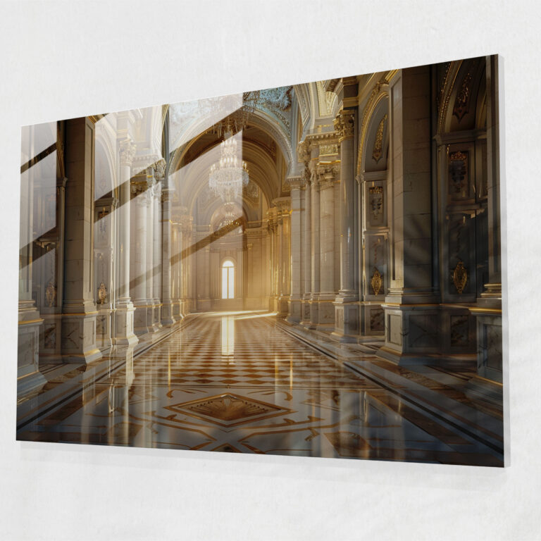 Neoclassicism Wall Decoration Glass Art - Neoclassicism, Glass Print, Modern Art, Neoclassicism