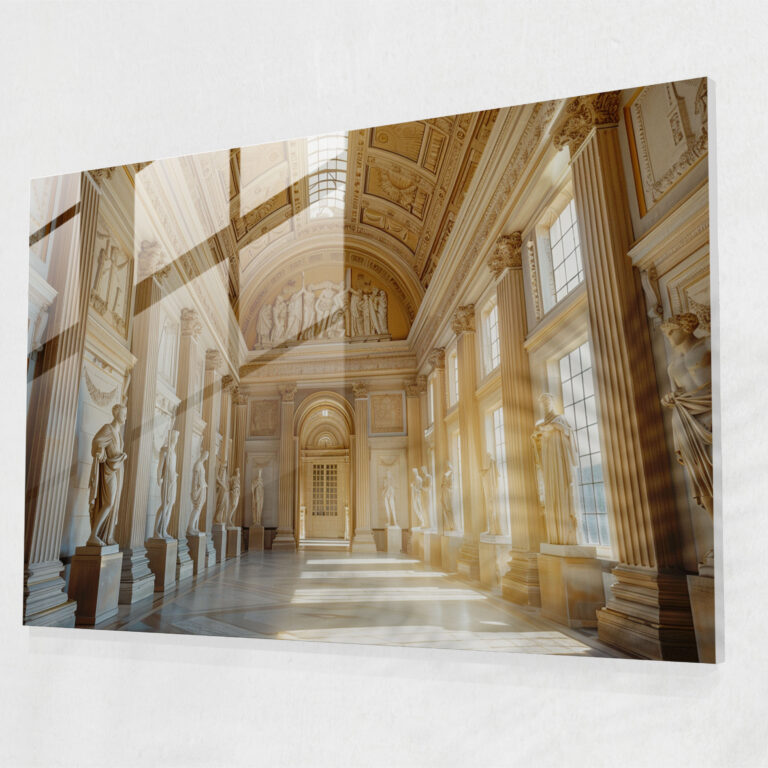 Neoclassicism Glass Wall Art Print - Neoclassicism, Modern Art, Home Decoration, Glass Print