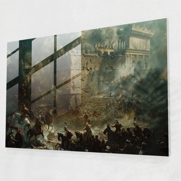 Neoclassicism Glass Print For Modern Art - Neoclassicism, Neoclassicism, Home Decoration, Modern Art