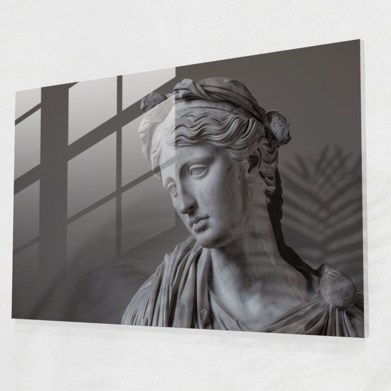 Neoclassicism Glass Print - Neoclassicism, Neoclassicism, Modern Art, Glass Art