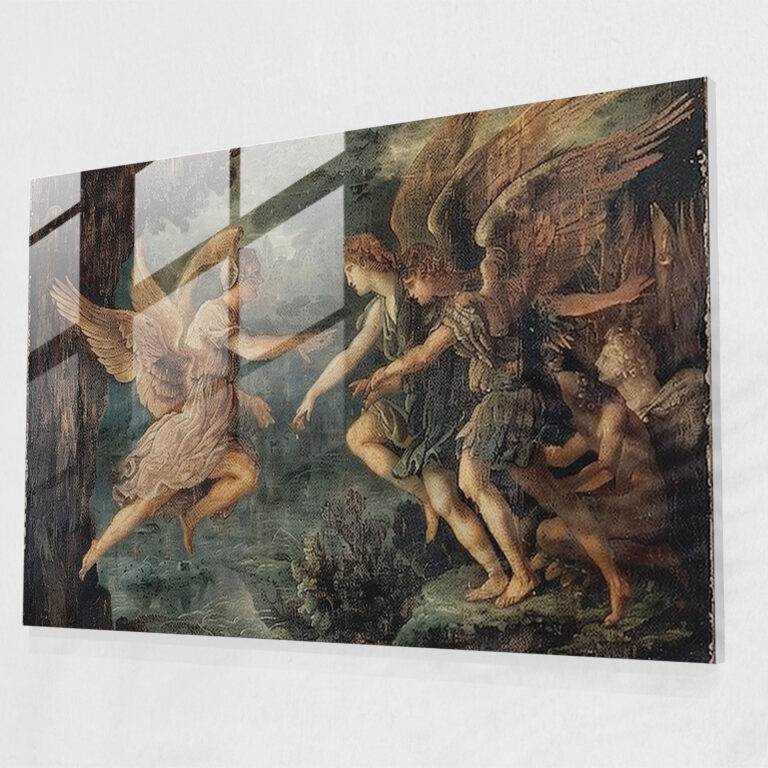 Neoclassicism Wall Decoration - Neoclassicism, Glass Print, Modern Art, Home Decoration