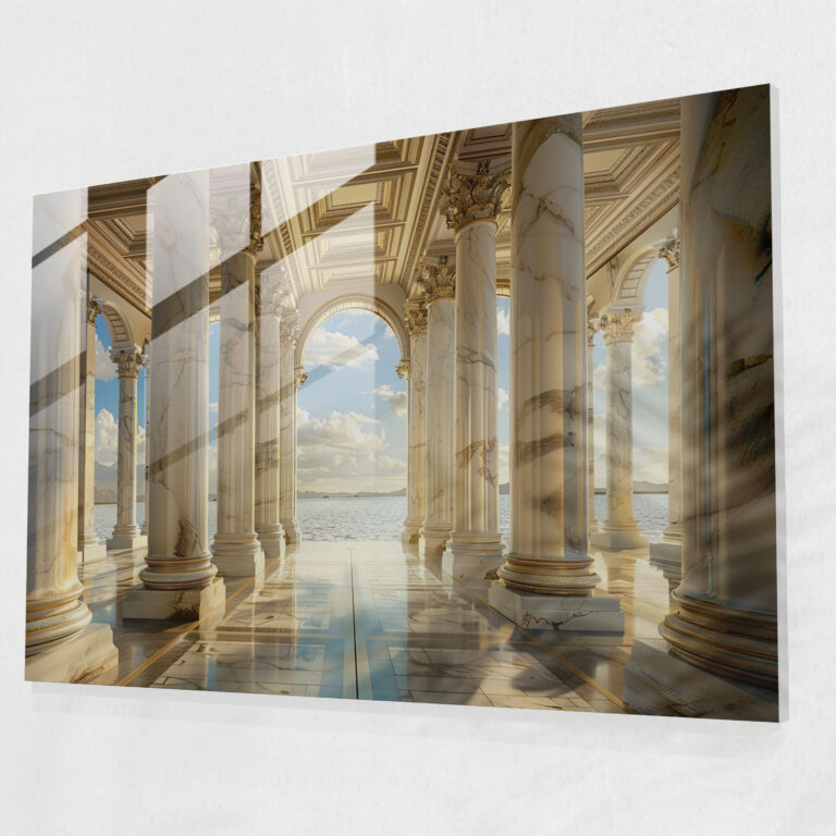 Neoclassicism Wall Decoration - Neoclassicism, Wall Decoration, Glass Wall Art, Modern Art