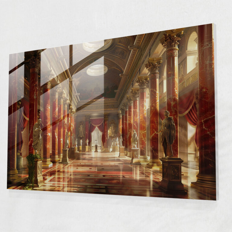Neoclassicism Glass Print Home Decoration - Neoclassicism, Home Decoration, Glass Print, Wall Decoration