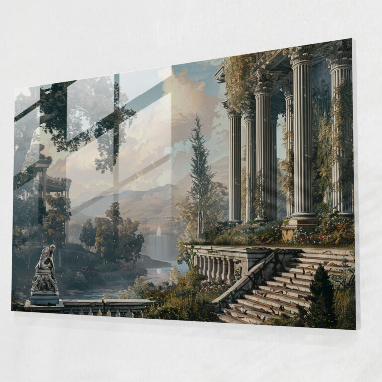 Neoclassicism Glass Print Home Decoration - Neoclassicism, Glass Print, Home Decoration, Neoclassicism