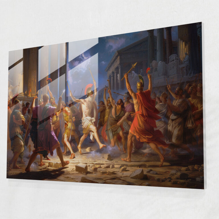 Neoclassicism Glass Wall Art - Neoclassicism, Neoclassicism, Modern Art, Glass Wall Art