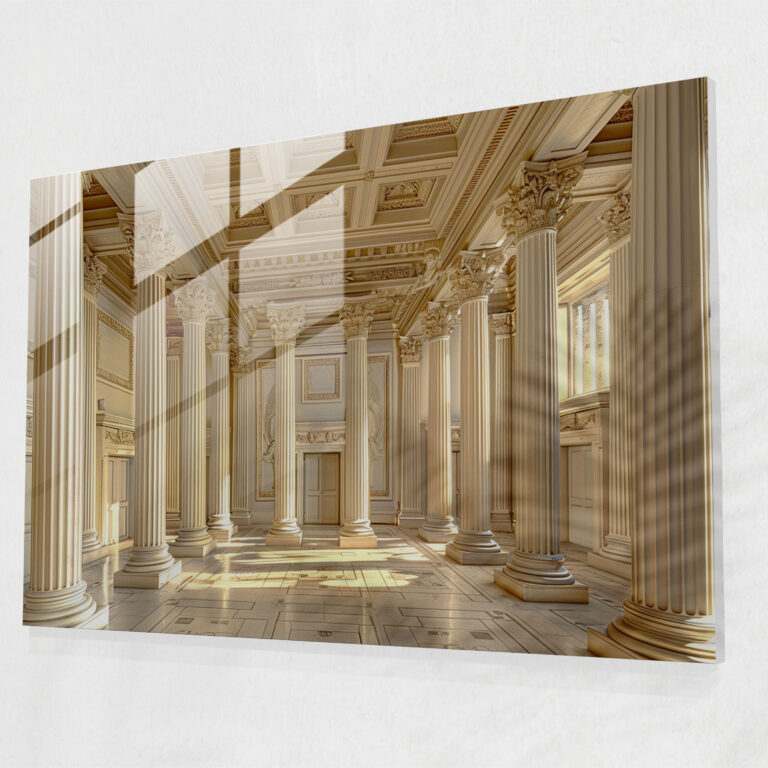 Neoclassicism Modern Art - Neoclassicism, Glass Wall Art, Modern Art, Glass Print