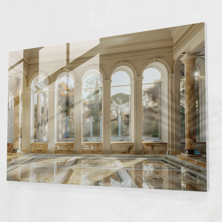 Neoclassicism Glass Wall Art - Neoclassicism, Glass Print, Home Decoration, Glass Art