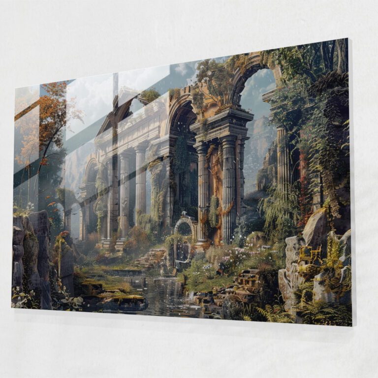 Neoclassicism Modern Art - Neoclassicism, Glass Wall Art, Home Decoration, Glass Print
