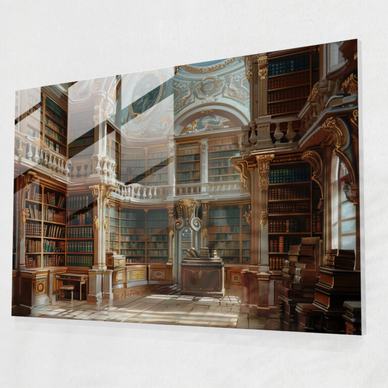 Neoclassicism Glass Print - Neoclassicism, Modern Art, Glass Wall Art, Home Decoration
