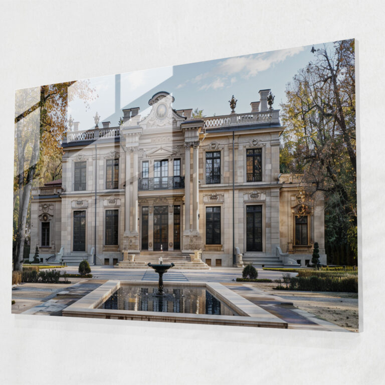 Neoclassicism Wall Decoration - Neoclassicism, Glass Wall Art, Home Decoration, Glass Print