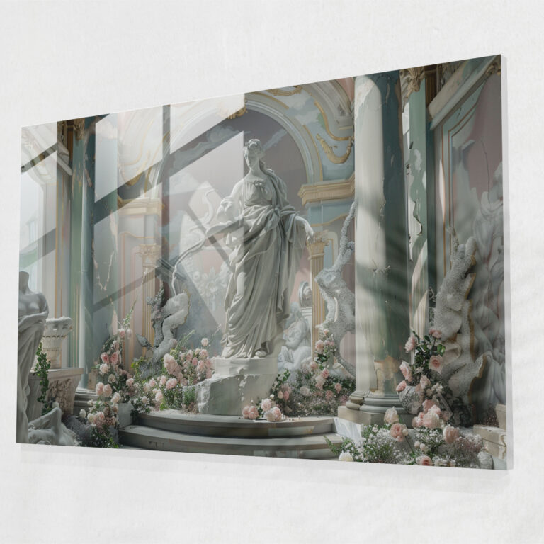 Neoclassicism Glass Print Art - Neoclassicism, Wall Decoration, Neoclassicism, Glass Print