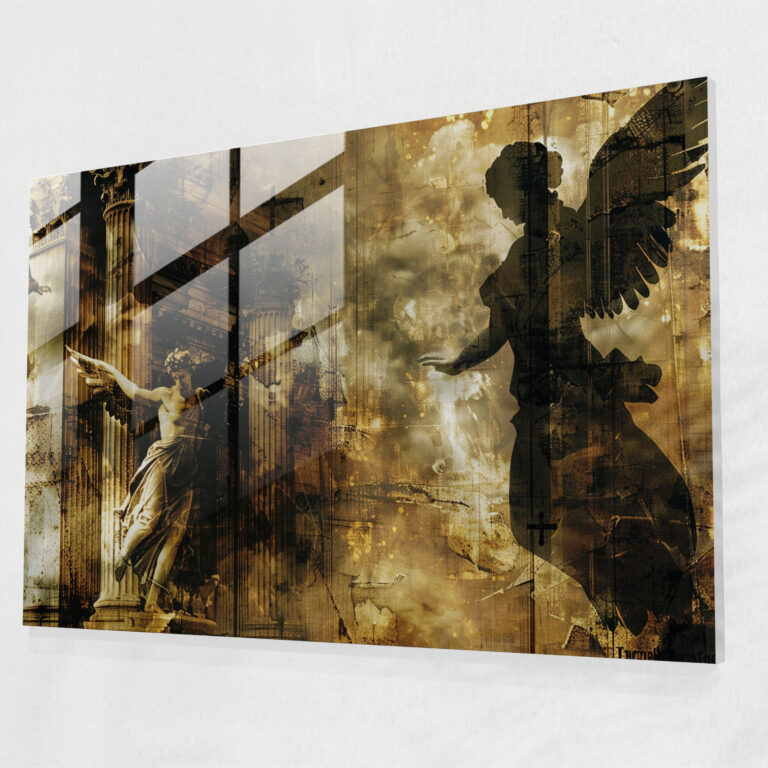 Neoclassicism Glass Print: Greco-Roman Myth - Neoclassicism, Wall Decoration, Neoclassicism, Glass Wall Art