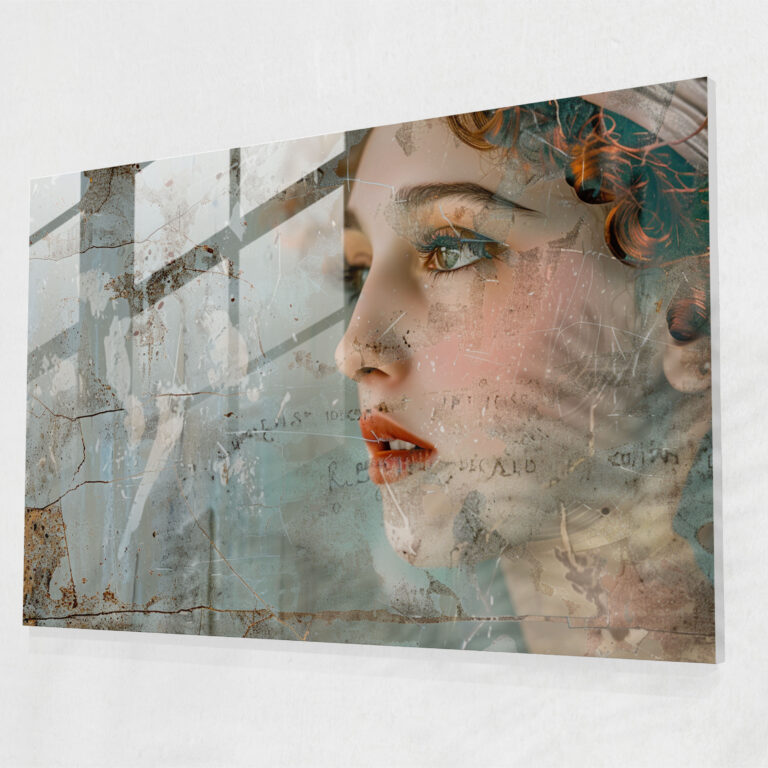 Neoclassicism Glass Print - Neoclassicism, Neoclassicism, Wall Decoration, Glass Art