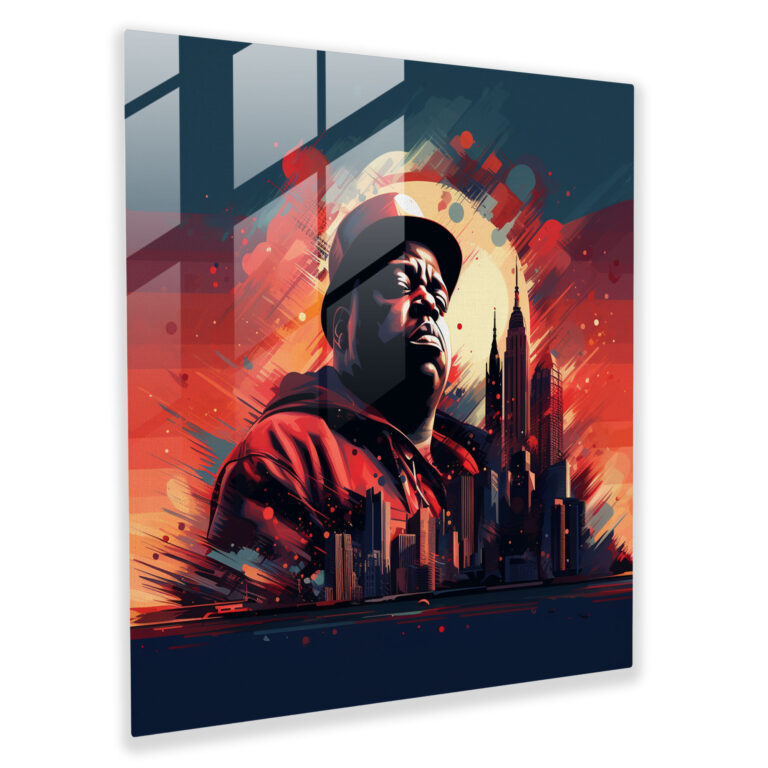 Notorious Big Wall Decoration - Notorious Big, Notorious Big, Glass Print, Glass Art