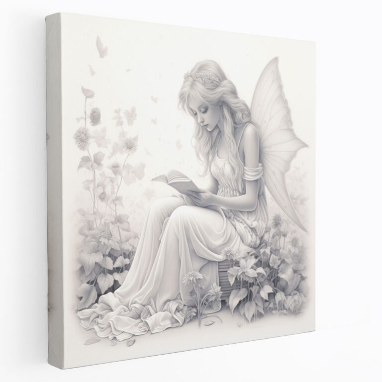 Nursery Delicate Pencil Sketch Wall Art - Nursery, Delicate Pencil Sketches, Magic Dust, Nursery