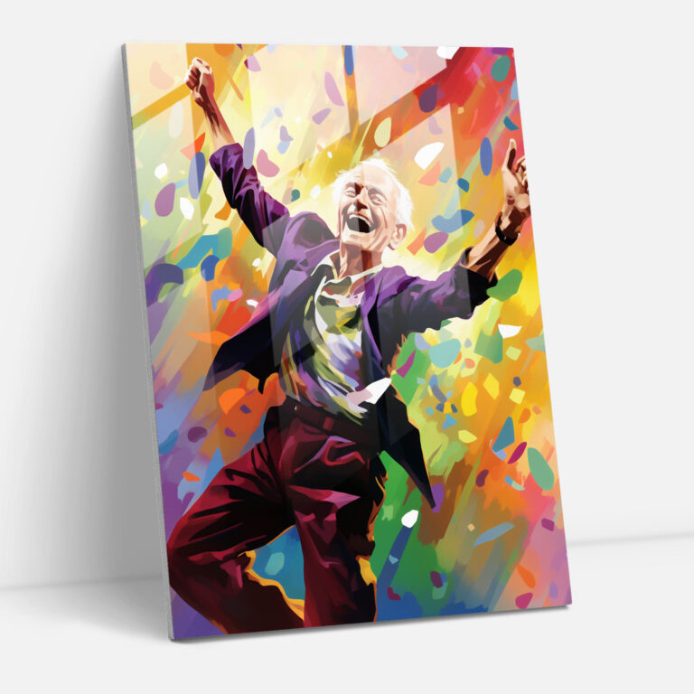 Old Peoples Home Decoration - Old Peoples, Old Peoples, Glass Art, Glass Print