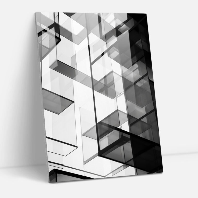 Oppenheimer Monochromatic Glass Wall Art - Oppenheimer, Oppenheimer, Monochromatic, Glass Wall Art