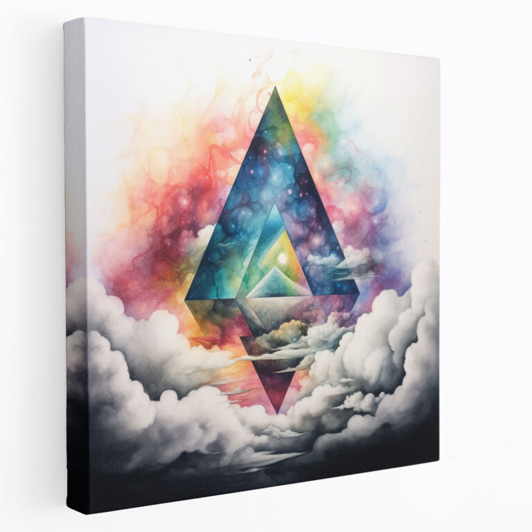 Pink Floyd Wall Art - Dreamy Watercolor Canvas Print - Pink Floyd, Canvas Wall Art, Wall Decoration, Canvas Print