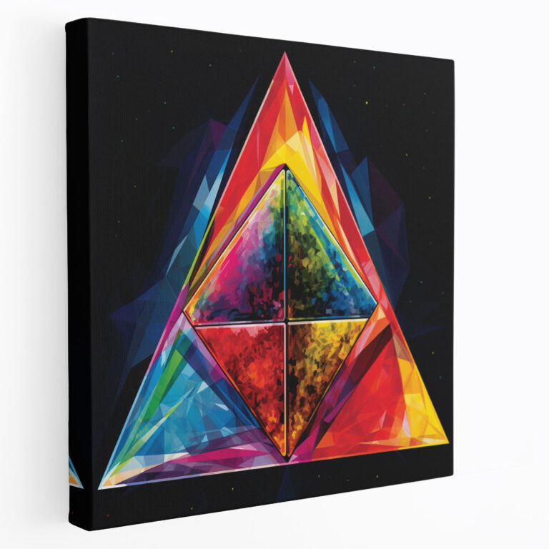 Pink Floyd Canvas Print - Pop Art Dark Side Of The Moon Wall Art - Pink Floyd, Home Decoration, Wall Decoration, Canvas