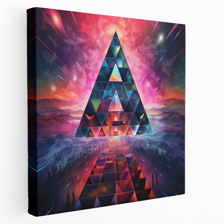 Pink Floyd Kaleidoscope Canvas Print - Pink Floyd, Album Covers, Wall Decoration, Canvas Print