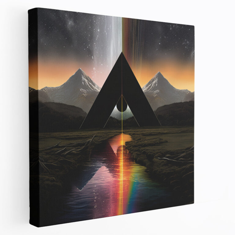 Pink Floyd Digital Art Canvas Print - Pink Floyd, Home Decoration, Canvas Print, Canvas Wall Art