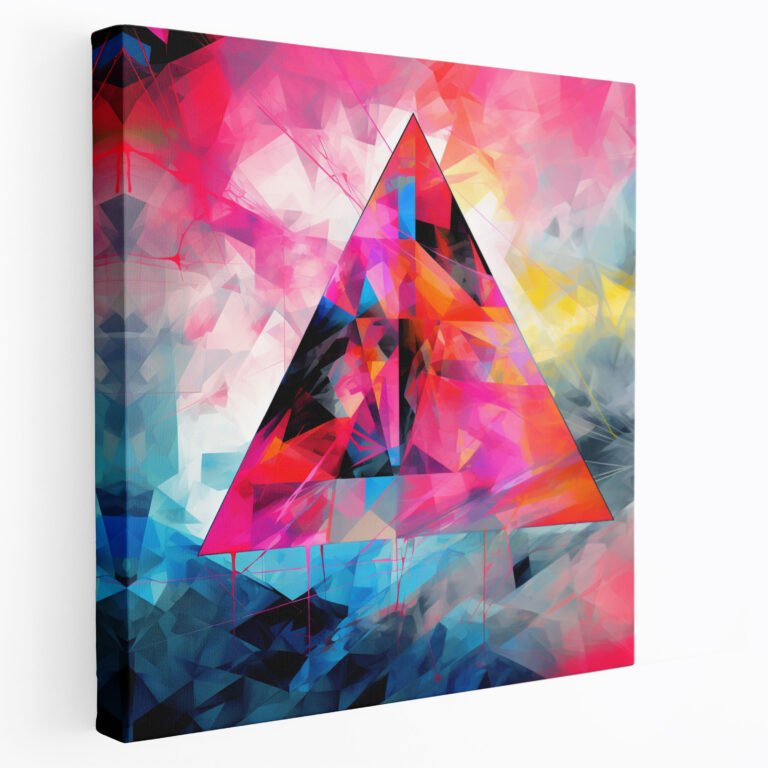 Pink Floyd Abstract Digital Art Wall Decoration - Pink Floyd, Colors, Pink Floyd Music, Lyrics