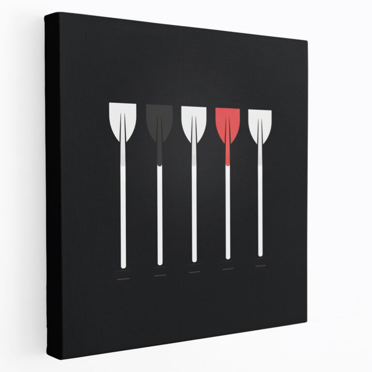Pink Floyd Minimalist Hammer Wall Art - Pink Floyd, Canvas, Home Decoration, Pink Floyd