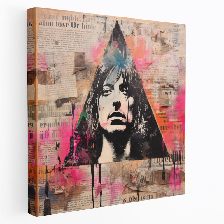 Pink Floyd Canvas Print - Concert Posters Collage Wall Art - Pink Floyd, Home Decoration, Canvas Wall Art, Enthusiasts