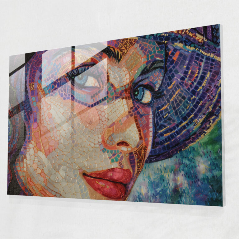 Woman Portrait Pointillism Home Decoration - Pointillism, Pointillism, Wall Decoration, Captivating